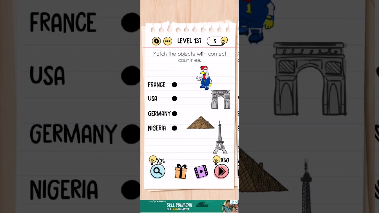 Brain Test Level 137 Match Objects With Countries Walkthrough YouTube Maxresdefault
