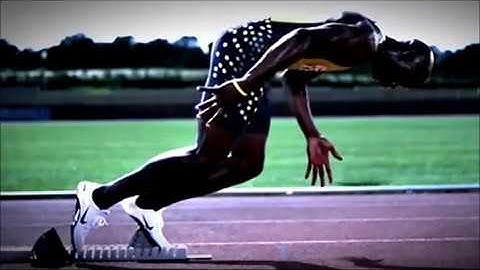 Asafa Powell & Usain Bolt || Amazing Slowmotion ||
