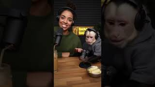 funny podcast is going with monkey #funny #aivideo #automationtools #sora2