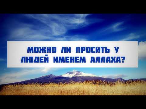 Можно ли просить у людей именем Аллаха? || Абу Яхья