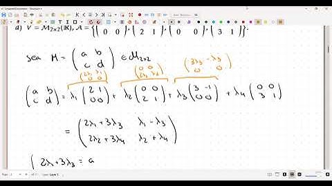 GAL1 - Práctico 30/10 (generadores, conjuntos LI)