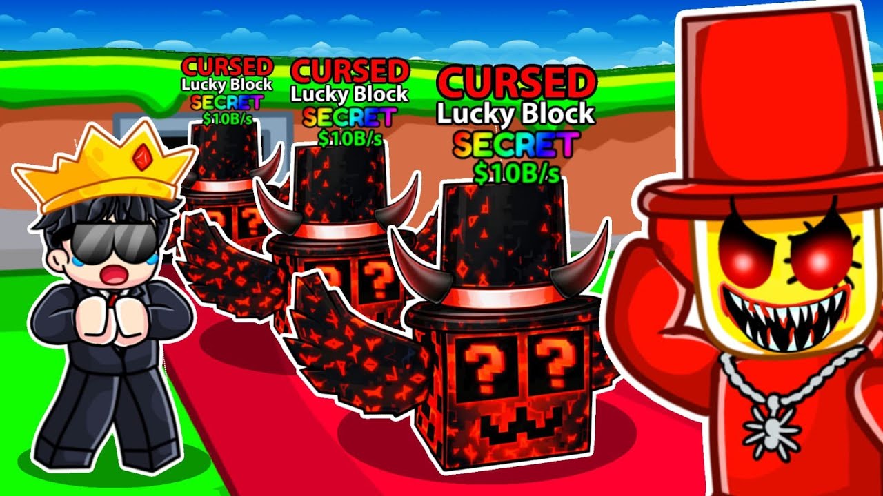 I Opened EVERY CURSED Lucky Block in Steal a Brainrot Roblox