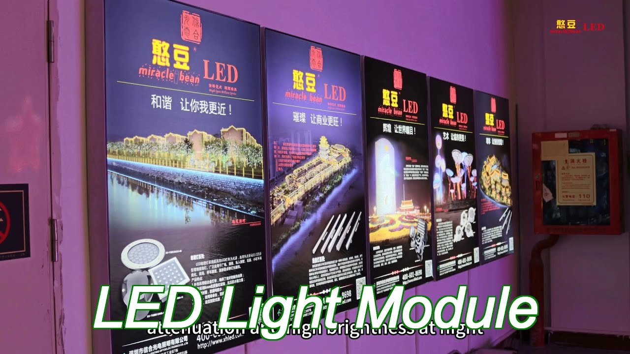 rgb 3w chip epistar led light module with ip65 warrant 2 years - YouTube