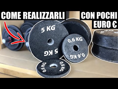 COME FARE DISCHI IN CEMENTO | PALESTRA IN CASA A POCHI EURO!