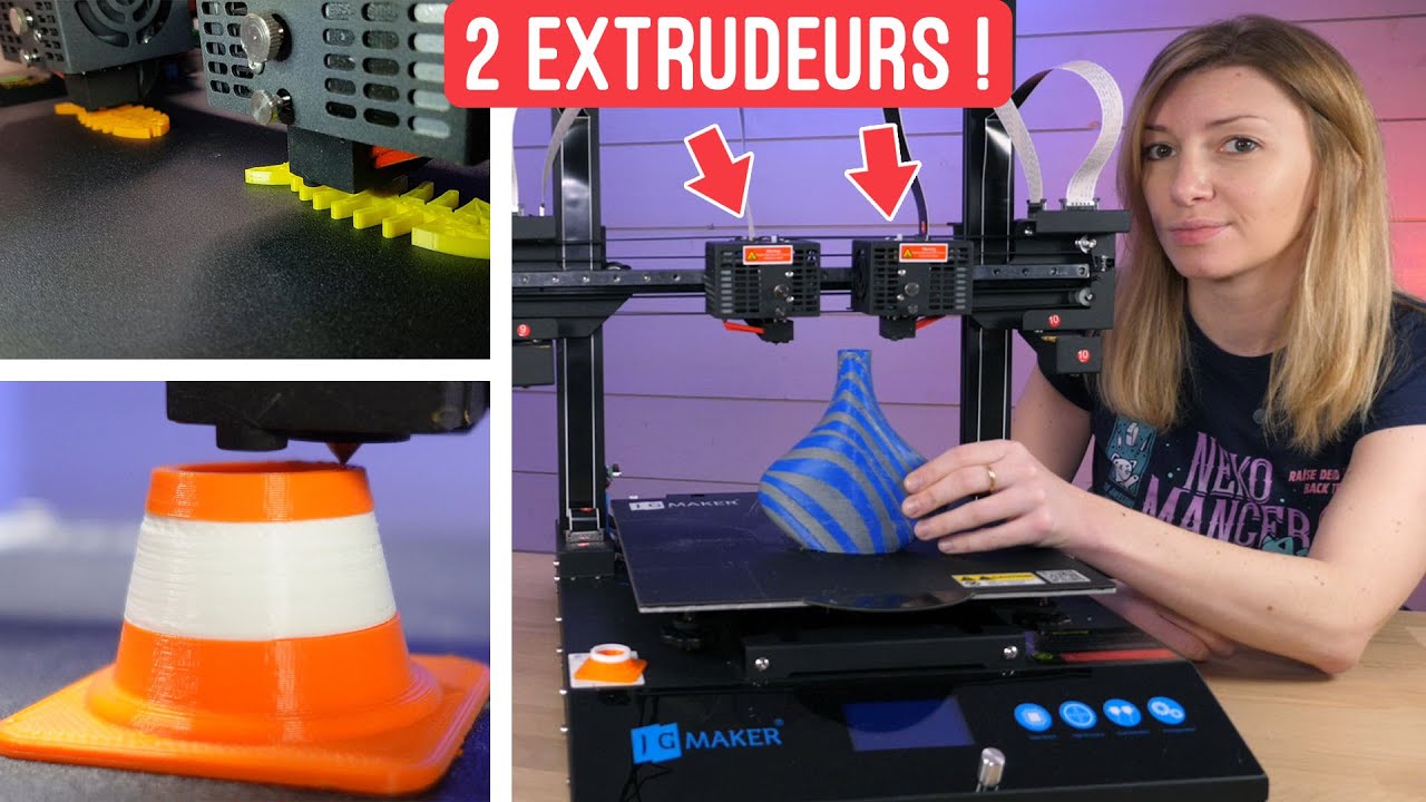 Imprimante 3D à 2 EXTRUDEURS ? Ça aurait pu être bien ! 