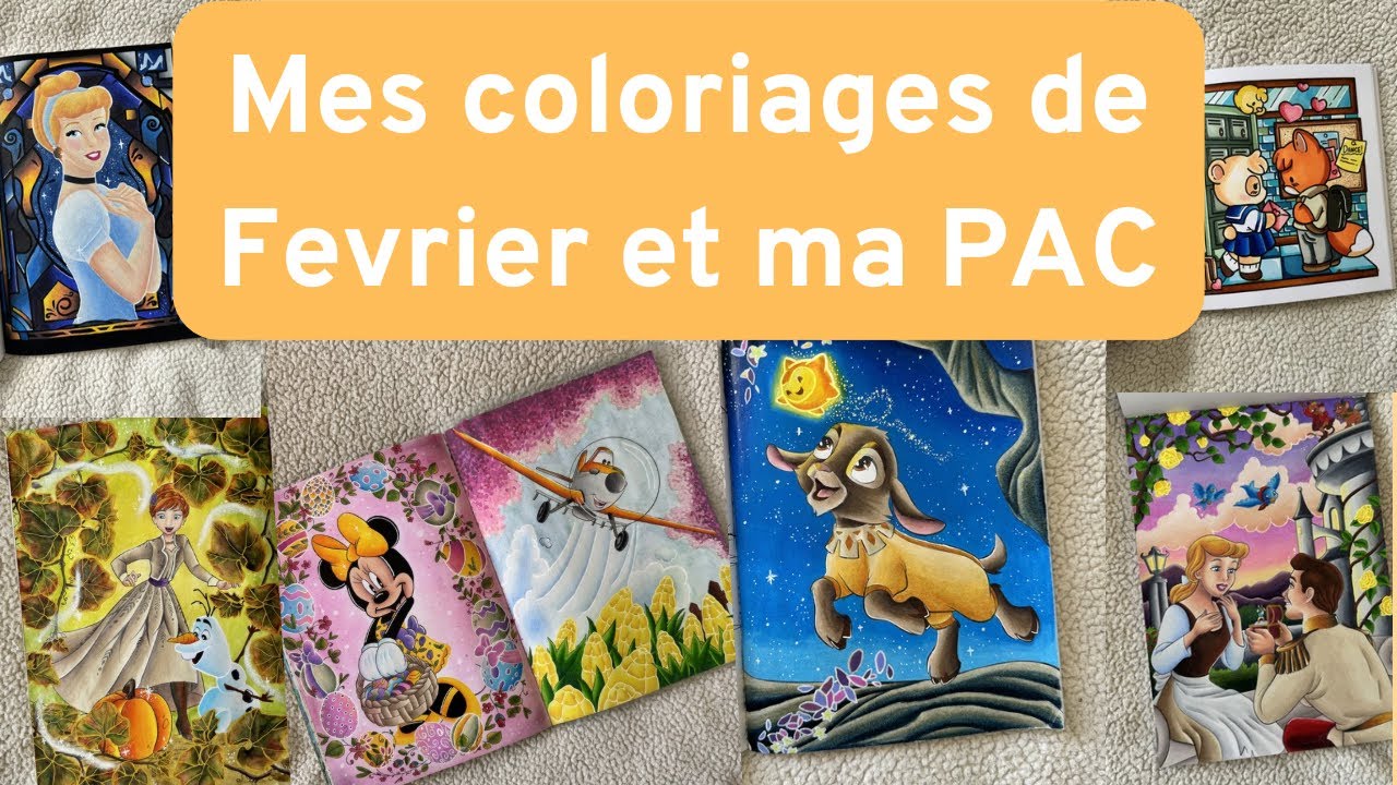 Coloriages terminés Février + PaC/Challenge