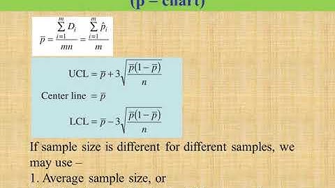 Quality Management Control Charts for attributes Part 1