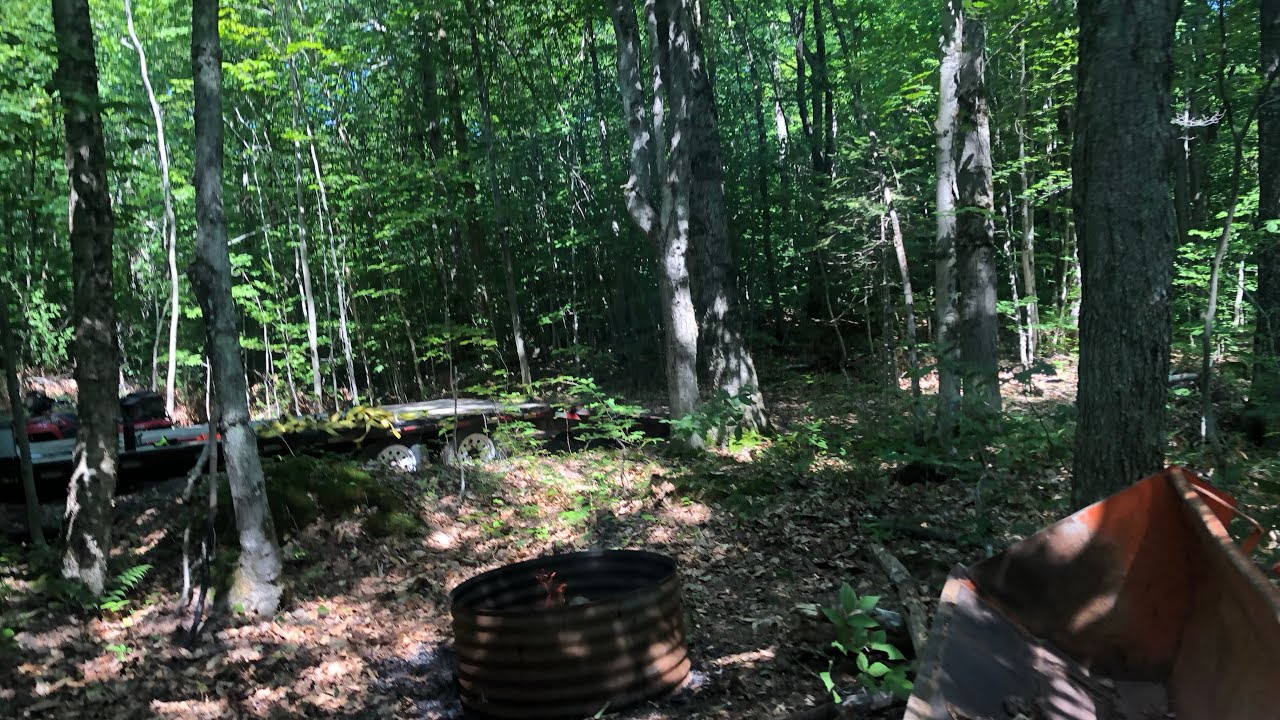 Off grid Property, upper peninsula, Michigan clearing land YouTube