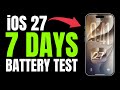 iOS 27 Beta 1 Battery Test After 7 Days + User Feedback