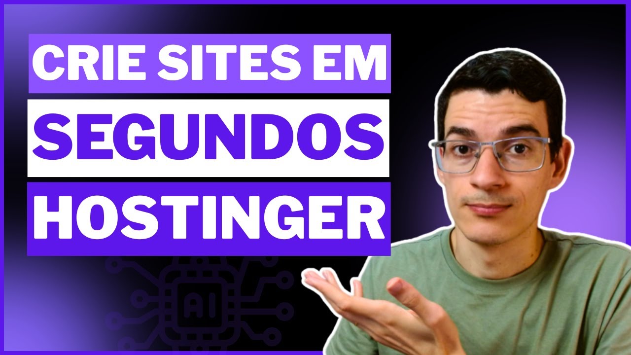 Como Criar Site Na HOSTINGER Com IA em Segundos - YouTube