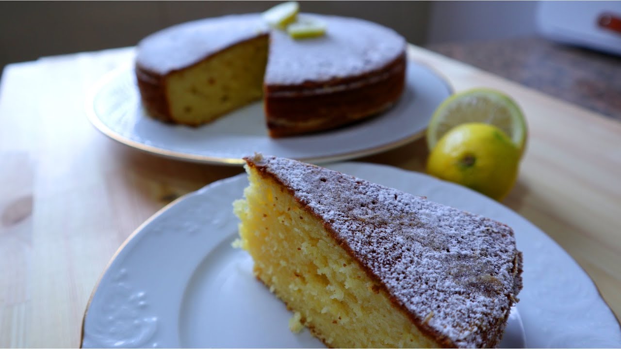 Bolo de iogurte com limão