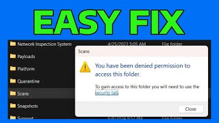 Celebrity How To Fix Windows Defender Scans Folder You Have Been Denied Permission to Access This Folder Profile