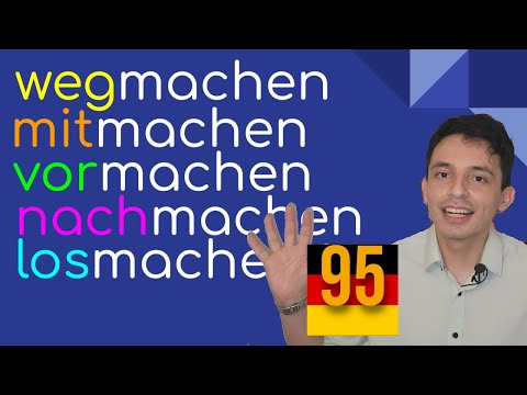 ¡Estos SÍ DEBES conocerlos!!! Prefijos separables Y AMIGABLES😊 - Aprender Alemán (Lección 95)