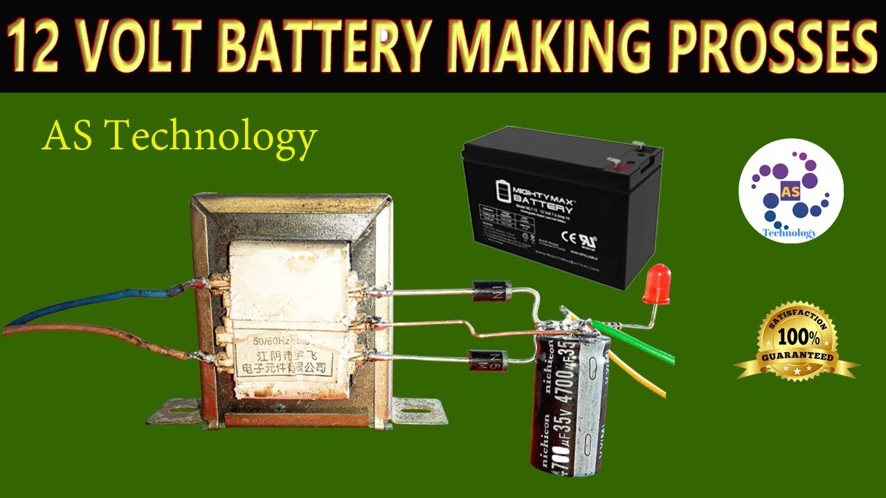 HOW TO MAKE A 12 VOLT BATTERY CHARGER 12 Volt Dc Charger 12v