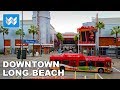 [4K] Downtown Long Beach City, California - Virtual Walking Tour 🎧 Binaural Audio