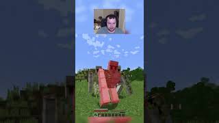 Can I kill 5 Iron Golem when using diamond equipment in minecraft #shorts