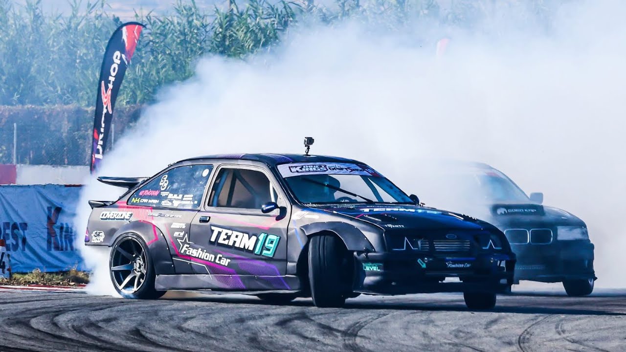 BARRA POWERED 1000HP FORD SIERRA EPIC DRIFTING - Geo Foradis | Drift ...