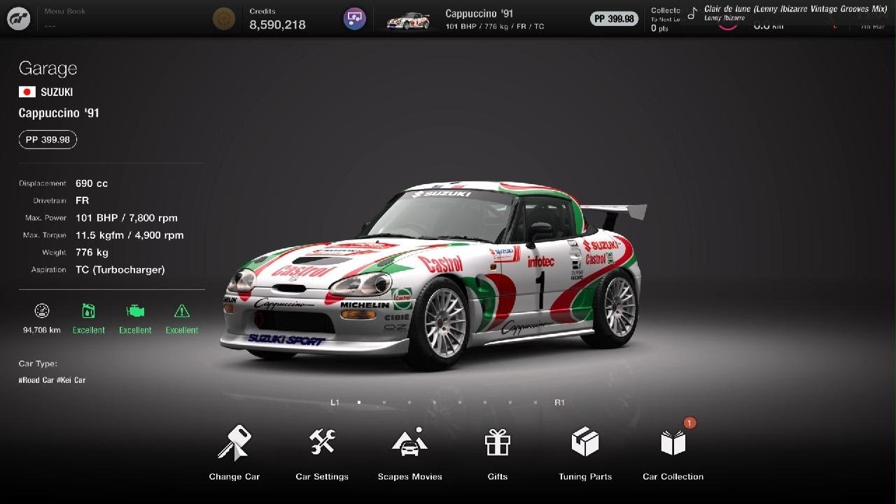 Gran Turismo 7 Lightweight K-Cup Suzuki Cappuccino Tokyo Express