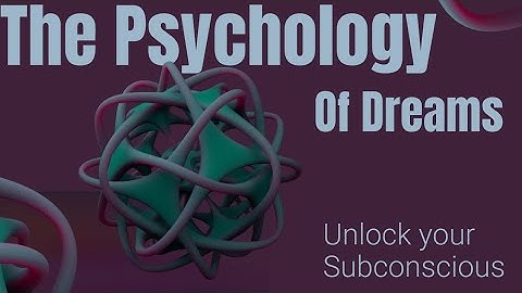 The Psychology of Dreams: Unlocking Your Subconscious | Animation #3danimation