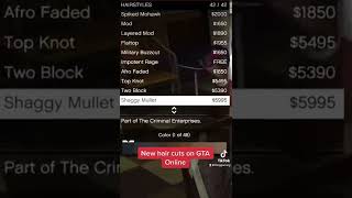 New Haircuts - GTA Online Criminal Enterprise DLC