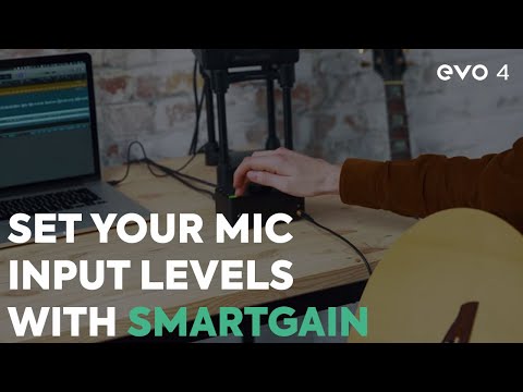 The best way to set your microphone inputs - EVO Smartgain