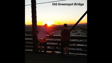 Old Greenspot Bridge In Highland California #oldbridge #sunset #timelapse