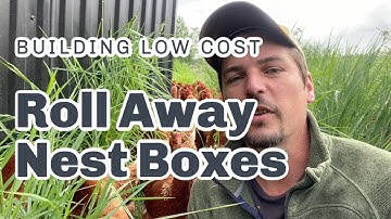 LOW COST DIY ROLL AWAY NEST BOXES