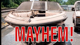 Getting after it- Restoring a Fiberglass Boat