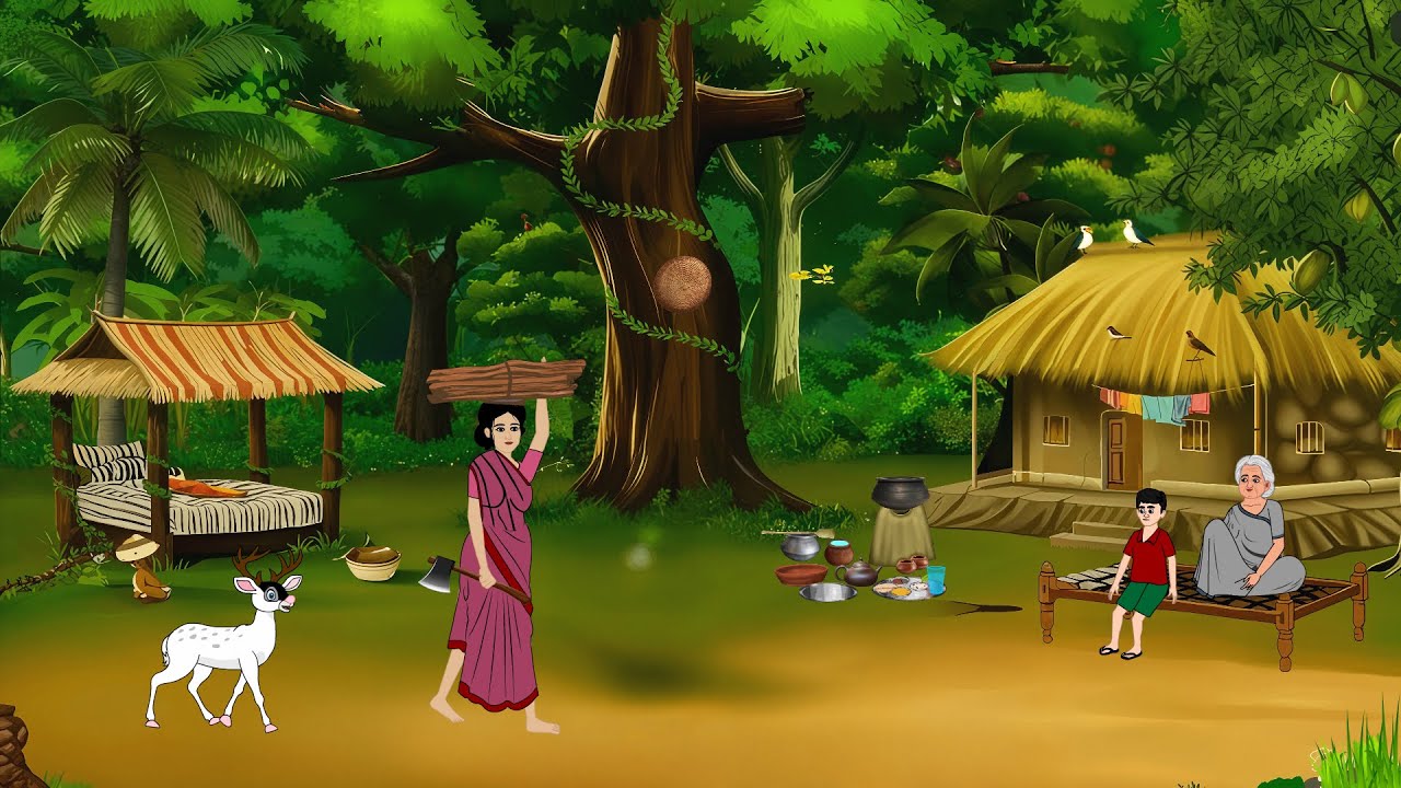 एक गरीब औरत और उसका किस्मत | Ek Greeb Aurat ki kahani | Hindi Kahani | Moral Story | Cartoon story