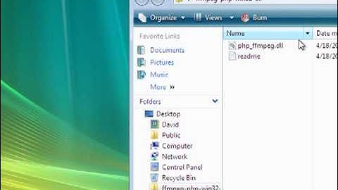 How to install ffmpeg, ffmpeg-PHP, Mplayer, Mencoder in Windows XP, Vista.