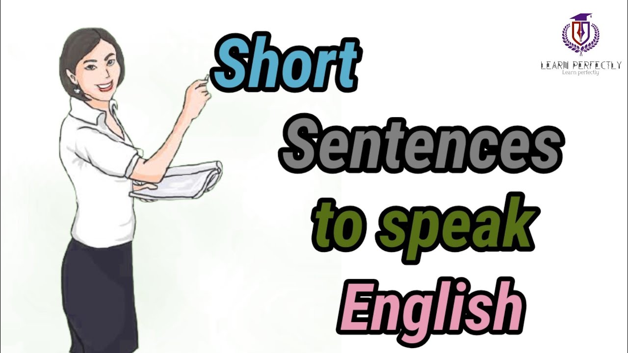 Short English sentences Learn YouTube