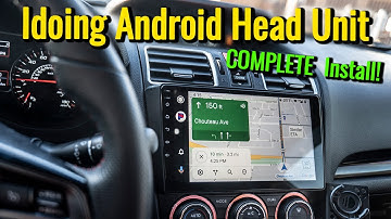 Idoing Android Head Unit Installation on WRX STI