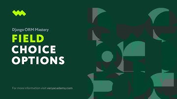 Defining Choices Field | Django ORM Model Essentials