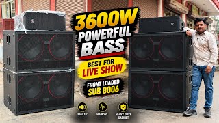 3600W Dual 18” Bass So Powerful It Shakes the Ground! | Outdoor Test