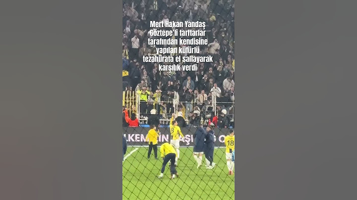 Fenerbahçe-Göztepe maçı sonrası Göztepe taraftarı Mert Hakan Yandaş’a küfürlü tezahürat yaptı