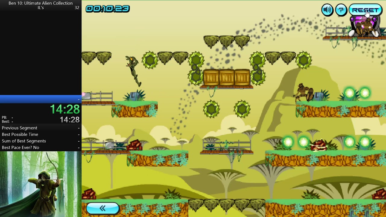 Ben 10: Ultimate Alien Collection: Swampfire (Hard) - 18.08 - World Record