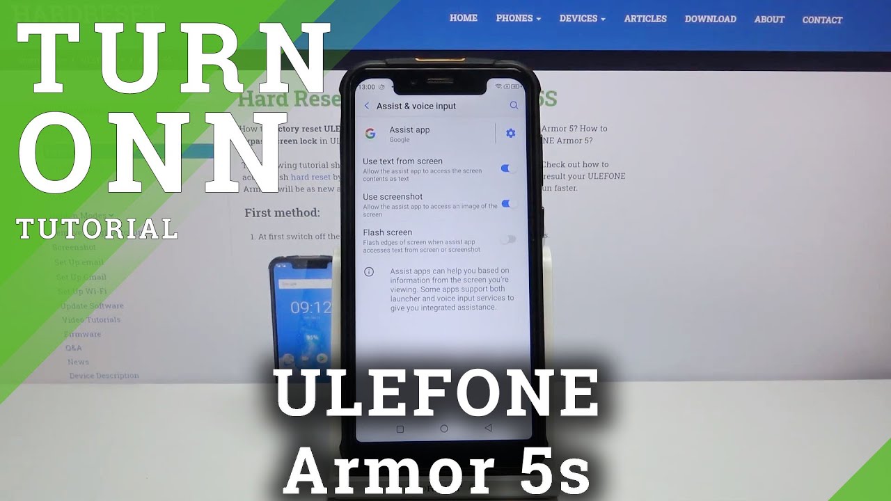 How To Turn On Google Assistant On Ulefone Armor 5s Enable Google Assistant Youtube