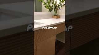 Diy Vanity With Pole Wrap