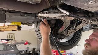Popping Clicking Noise Audi S4 after engine removal downpipes 3.0t b8 b8.5 suspension subframe bolts screenshot 3