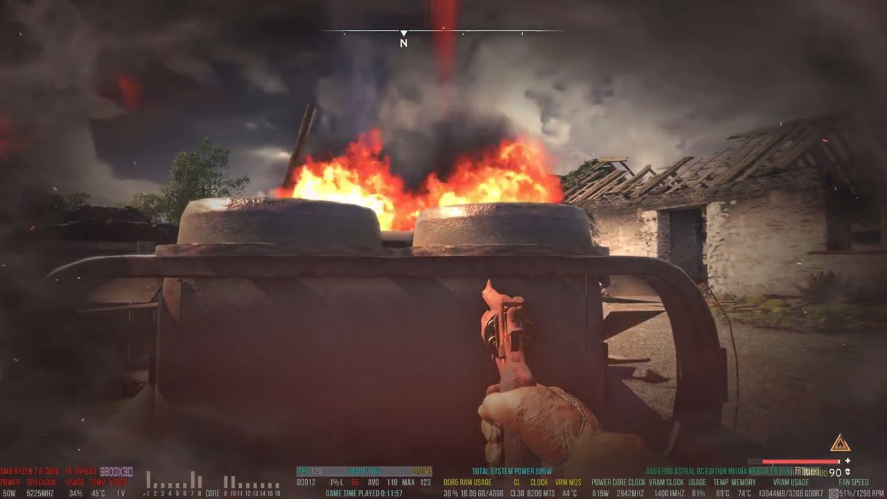 Atomfall RTX 5090  AMD 9800X3D 4k HDR PC Gameplay