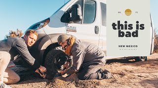 We got in BIG TROUBLE - Pushing the van&#39;s limits in New Mexico