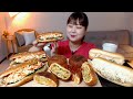 바삭한 고로케 야채샐러드빵 빽다방 감자사라다빵 먹방 Korean Salad Bread Croquette Mukbang Eatingsound