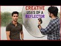How to USE a REFLECTOR for Outdoor Portrait Photography (Hindi)