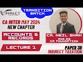 L1 - Accounts and Records | CA Inter IDT | May 2024 (New Chapter)