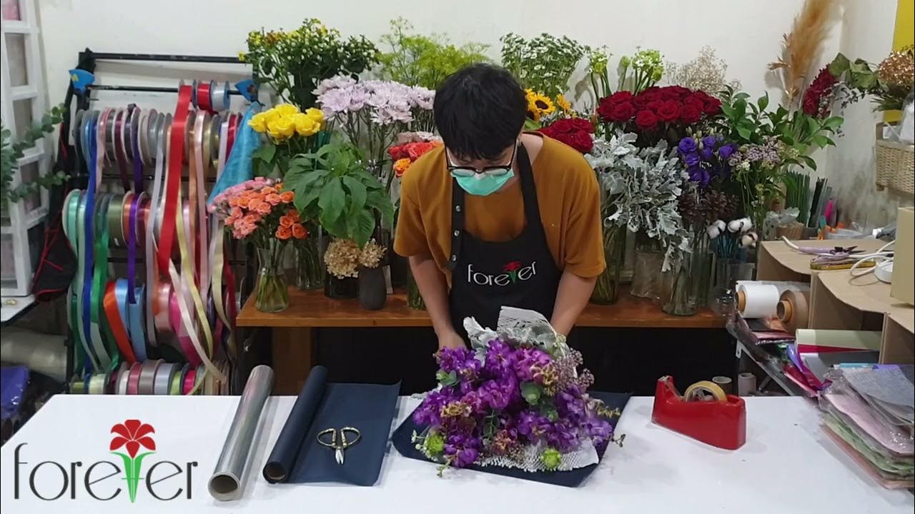 Flower Delivery Bangkok by Forever Florist Thailand. Purple Orchids