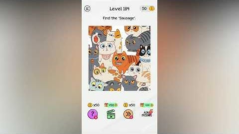 Braindom Level 184 Find the "Sausage".