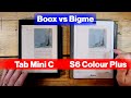 Bigme S6 Colour Plus vs Boox Tab Mini C