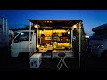 【MiniTruck Setup】軽トラワインバル｜キャンピングカーファンフェス｜渚園キャンプ場 #shorts
