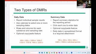 DMR Reporting for General Permits