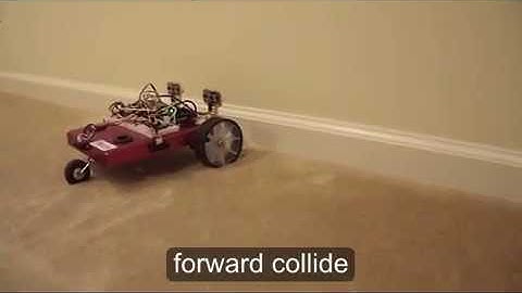ECE425 Mobile Robotics: Robot Collide Behavior for Obstacle Avoidance
